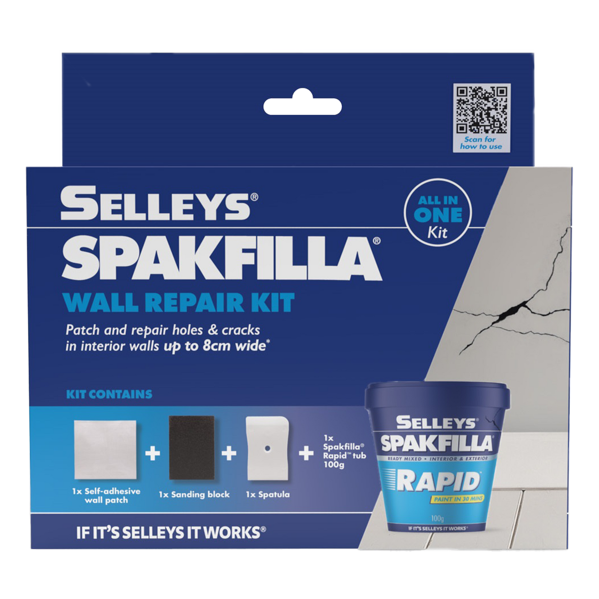 Selleys Spakfilla Wall Repair Kit Indoor