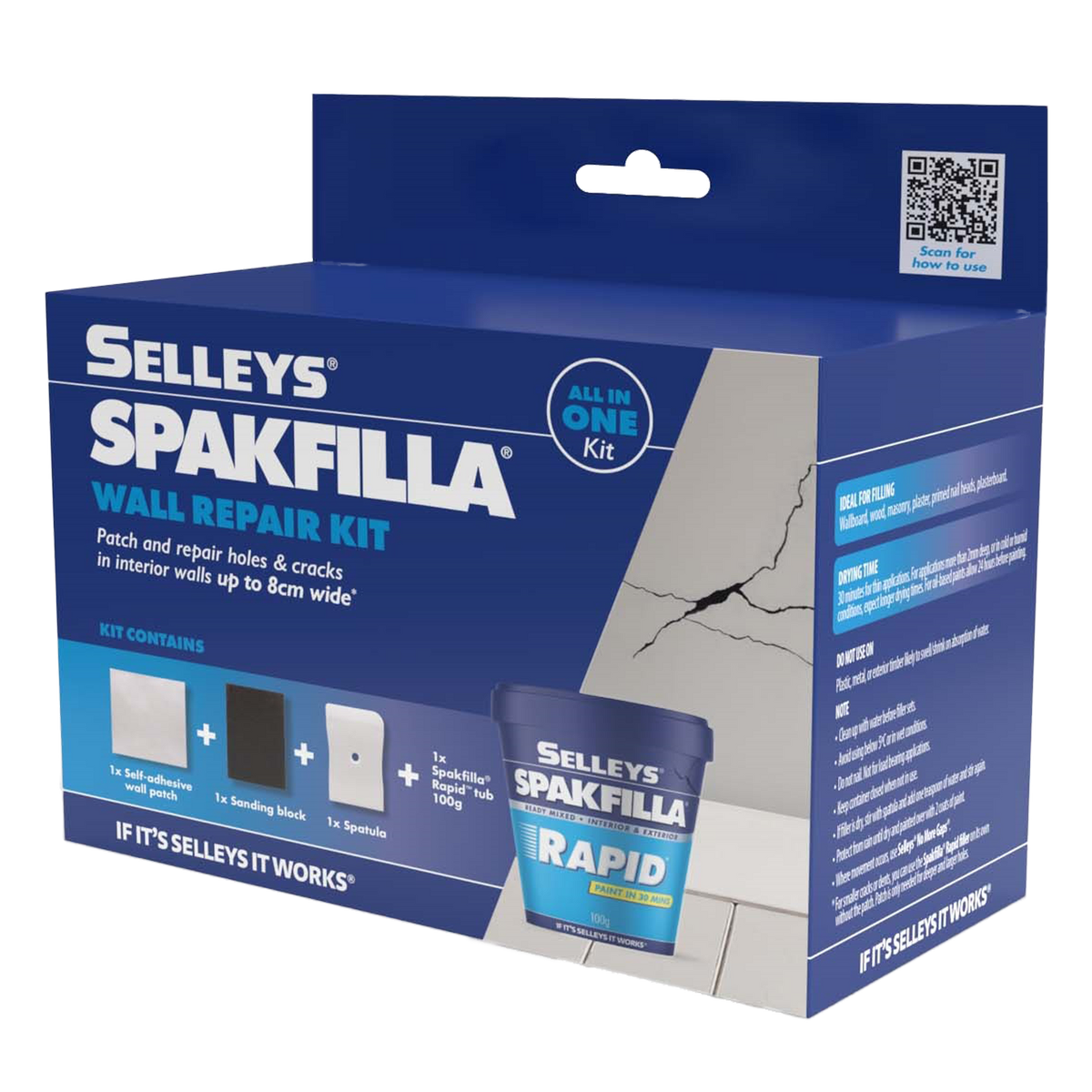 Selleys Spakfilla Wall Repair Kit Indoor