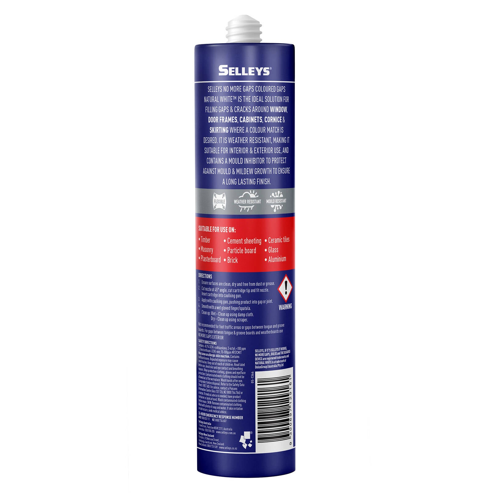 Selleys 450g No More Gaps Dulux Natural White Interior Gap Filler