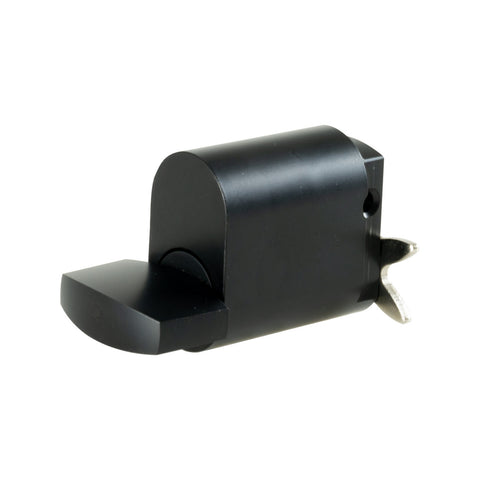 Rolltrak Commercial Security Oval Turnsnib Lock, Matte Black 6-Pin
