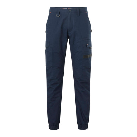Citeco Mens Cuffed Cargo Ripstop Pant, Stretch Cotton, Navy - Size 87R