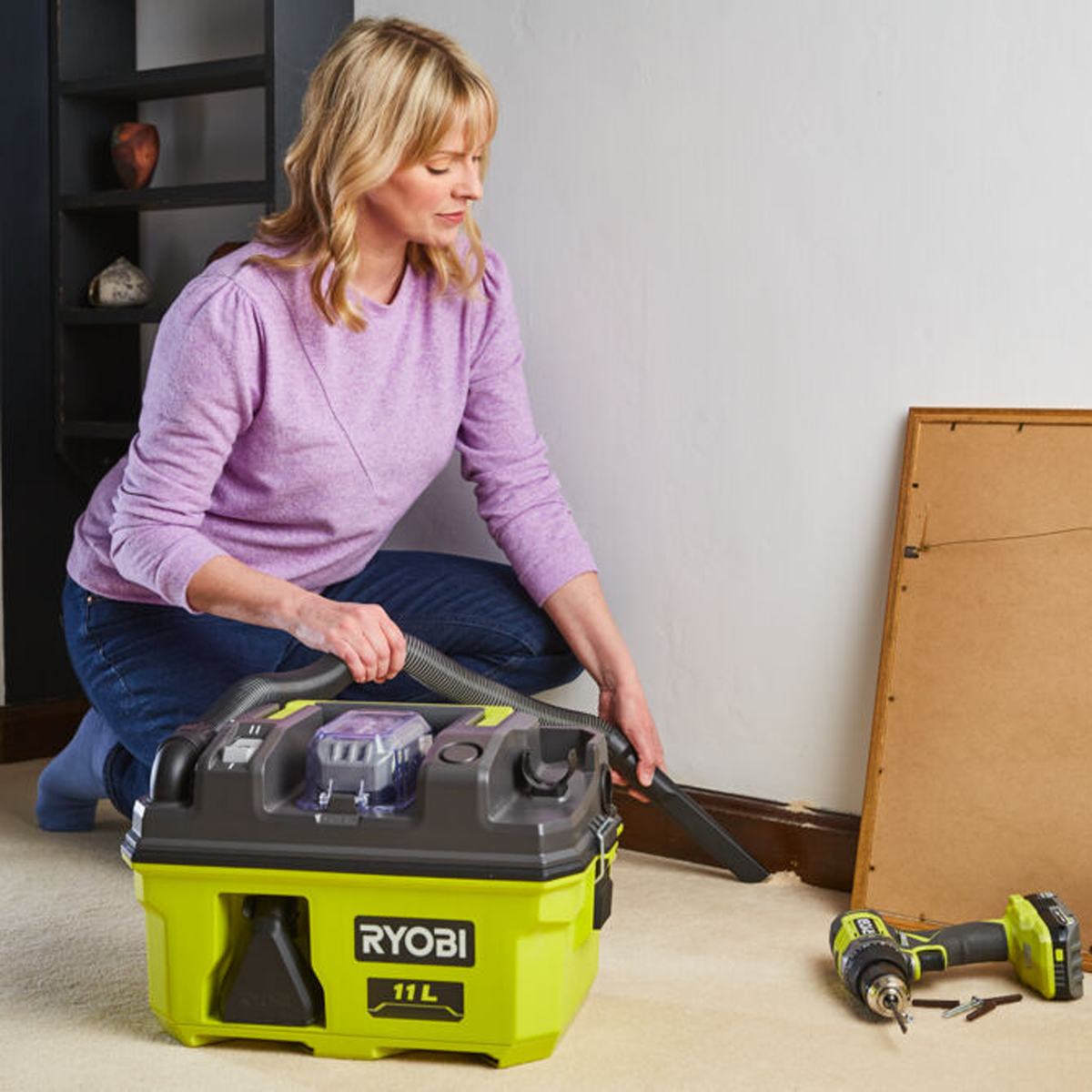 Ryobi 18V ONE+ 11L Wet and Dry Project Vacuum RWDV1811