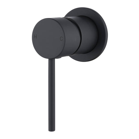 Mondella Resonance 35mm Matte Black Pin Lever Shower Mixer Brass