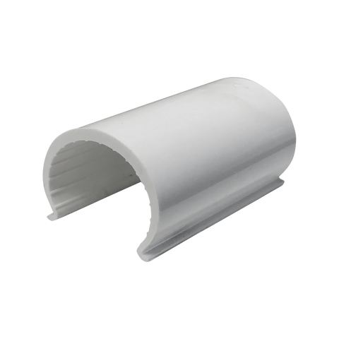 Holman 25mm EzyFit White PVC Snap Clamp for Shade Cloth and Pipe Frames