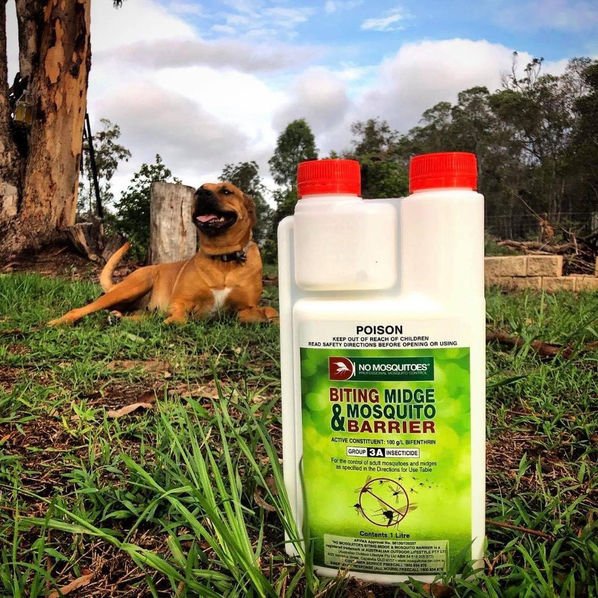 No Mosquitoes Biting Midge Mosquito Barrier Spray - 1L Concentrate - 100L Solution - Effective for 6 Weeks - SuperSaverAU - view 2