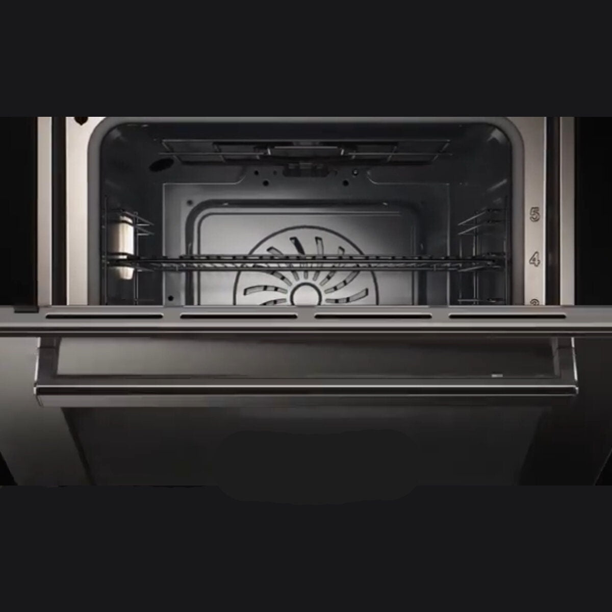 Bertazzoni 60cm Carbonio Professional Pyrolytic Oven - 76L Cavity - Quadruple-Glazed Door - F6011PROPTN-23