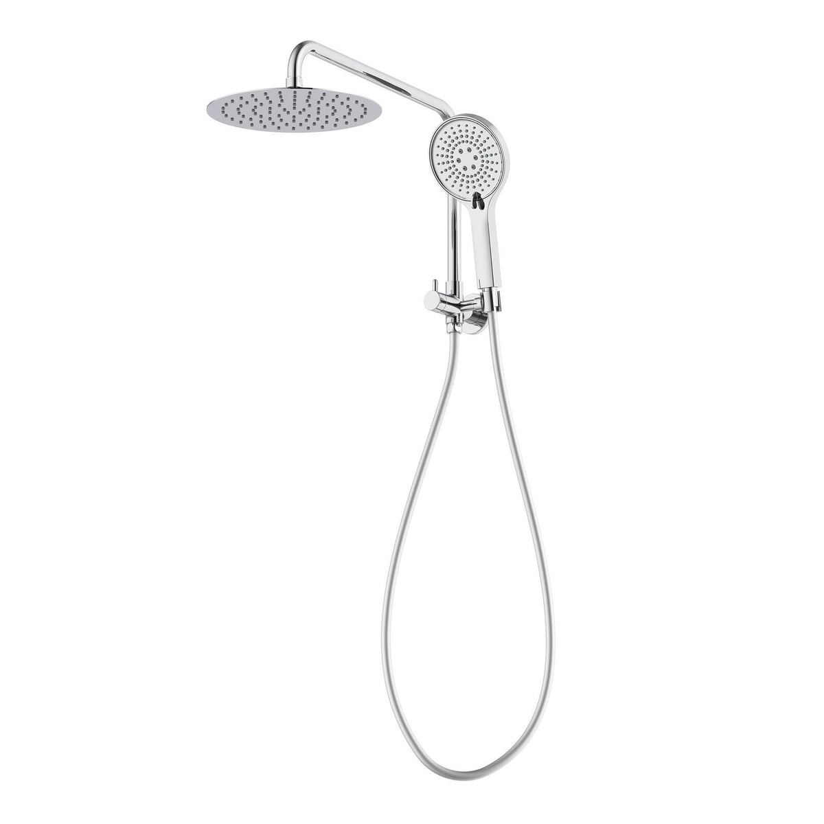 Mondella Resonance Chrome 5 Function Hand Shower & 1/2 Twin Shower Set, 304 Stainless Steel, 9L/min WELS 3 Star