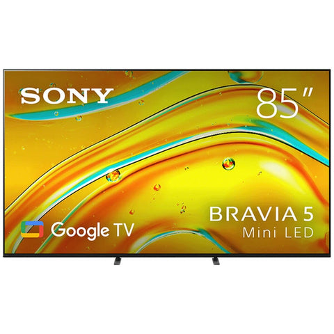 Sony 85 Inch Bravia 5 4K HDR Mini LED TV - XR Triluminos Pro, Full Array Dimming, Voice Zoom 3 - K85XR50
