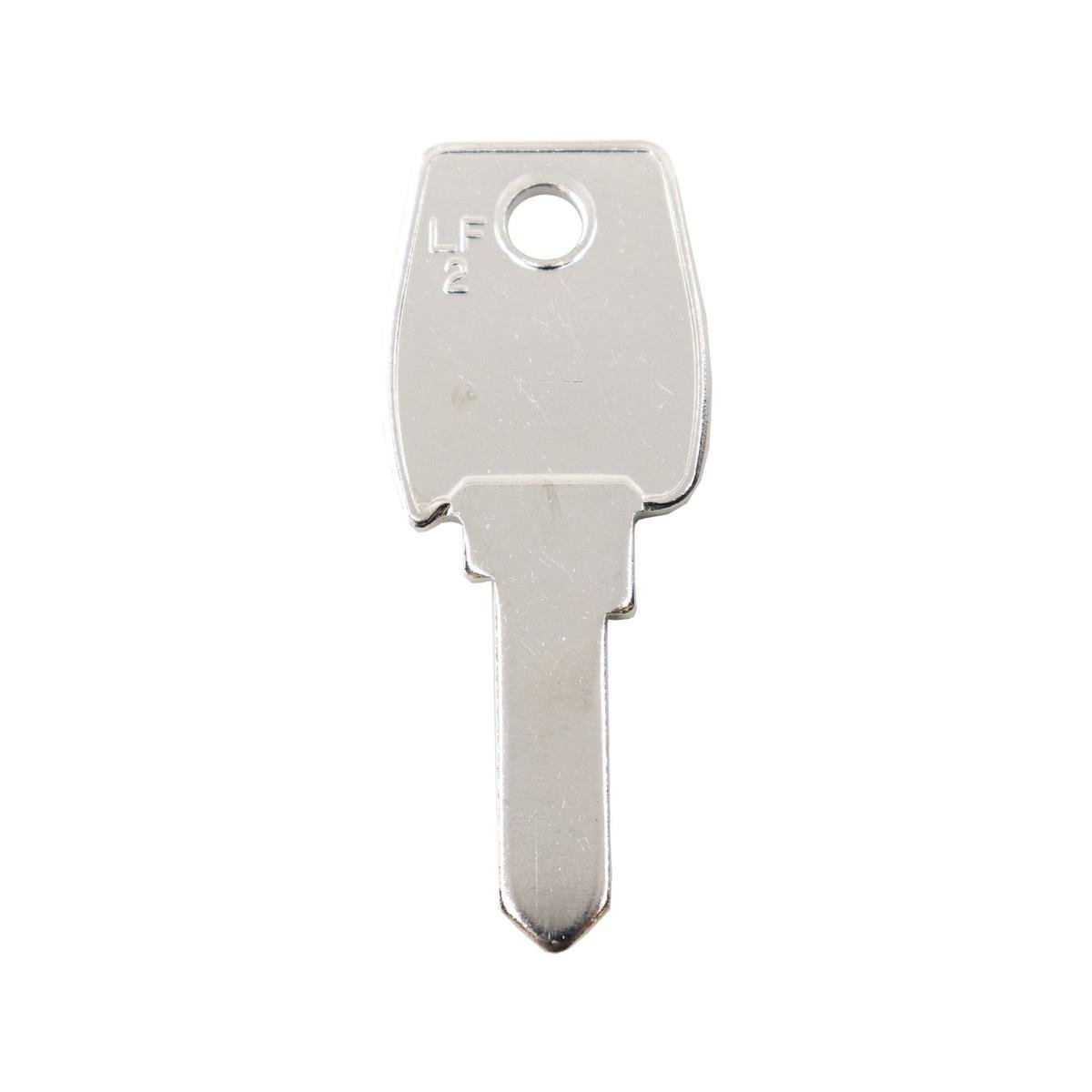 Ehi lf2 Silver Blank Key - Nickel Plated Brass - Key Duplication - SuperSaverAU - view 1
