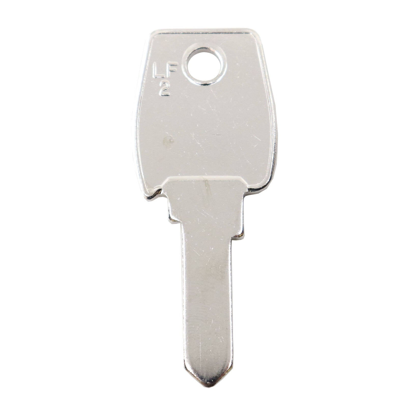 EHI LF2 Silver Nickel Plated Brass Blank Key