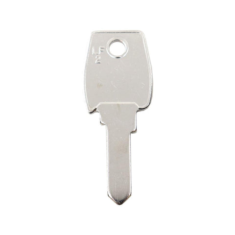 EHI LF2 Silver Nickel Plated Brass Blank Key
