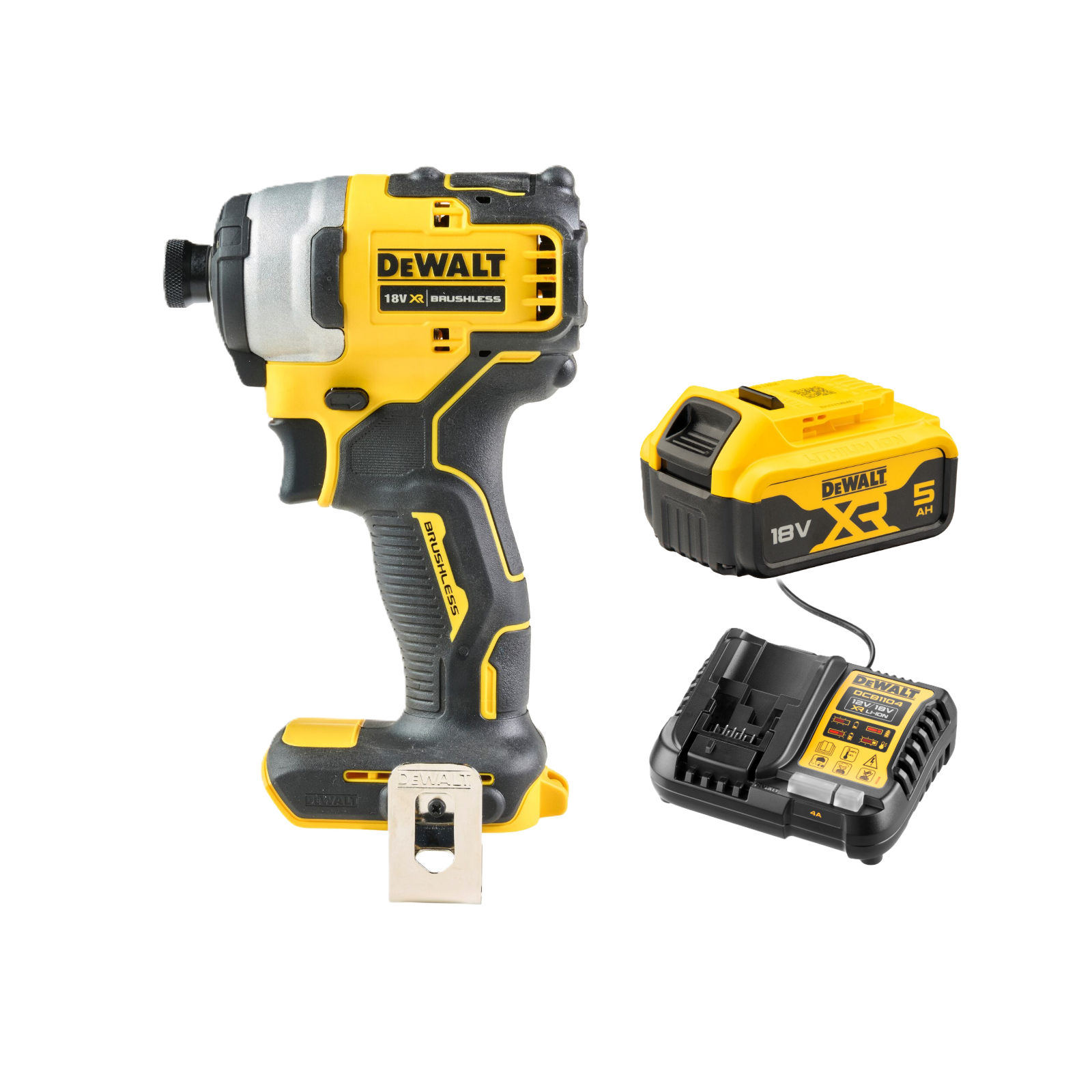 DeWALT 18V 5Ah XR Brushless Atomic Impact Driver Kit DCF809P1-XE