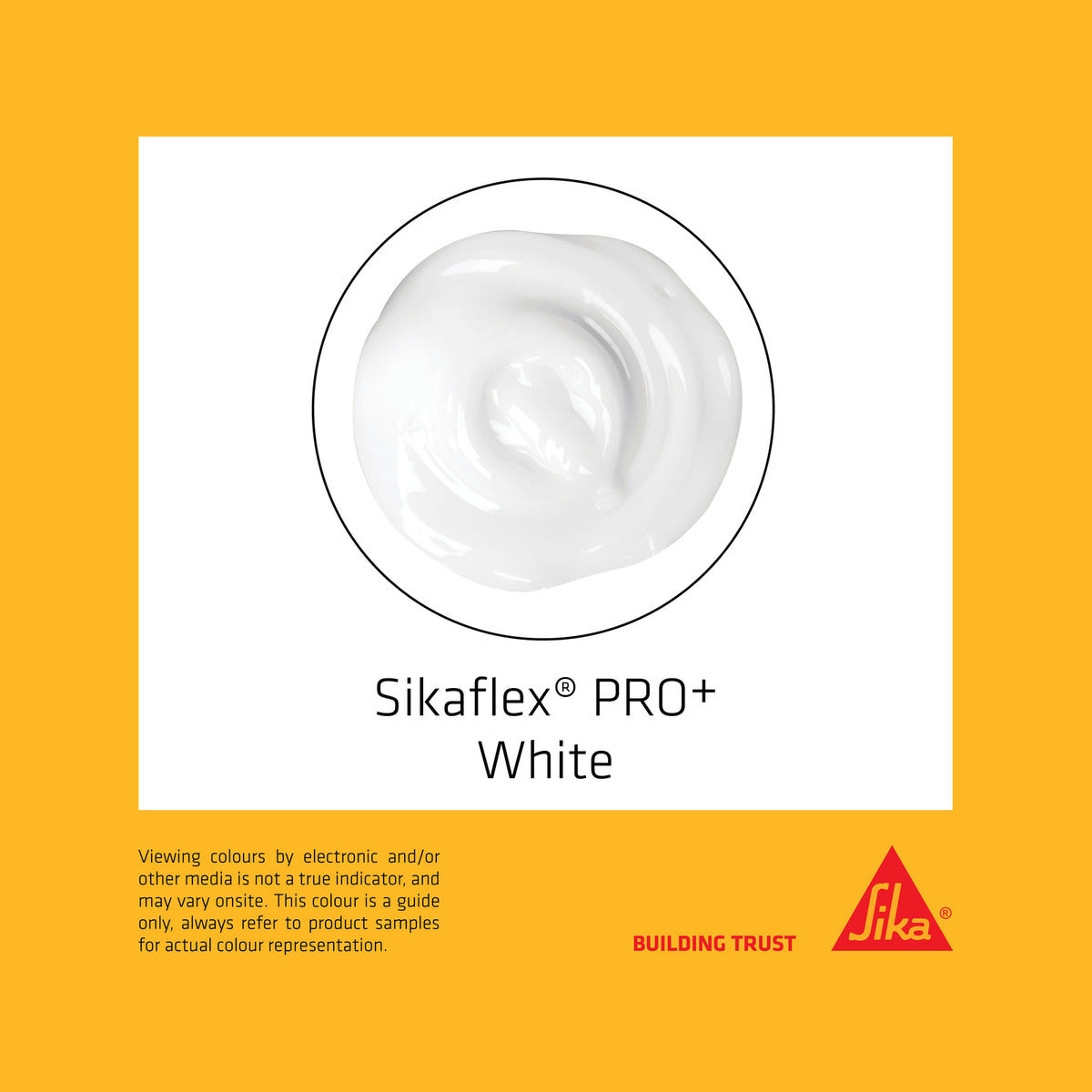 Sika 600ml White Sikaflex Pro+ Polyurethane Sealant