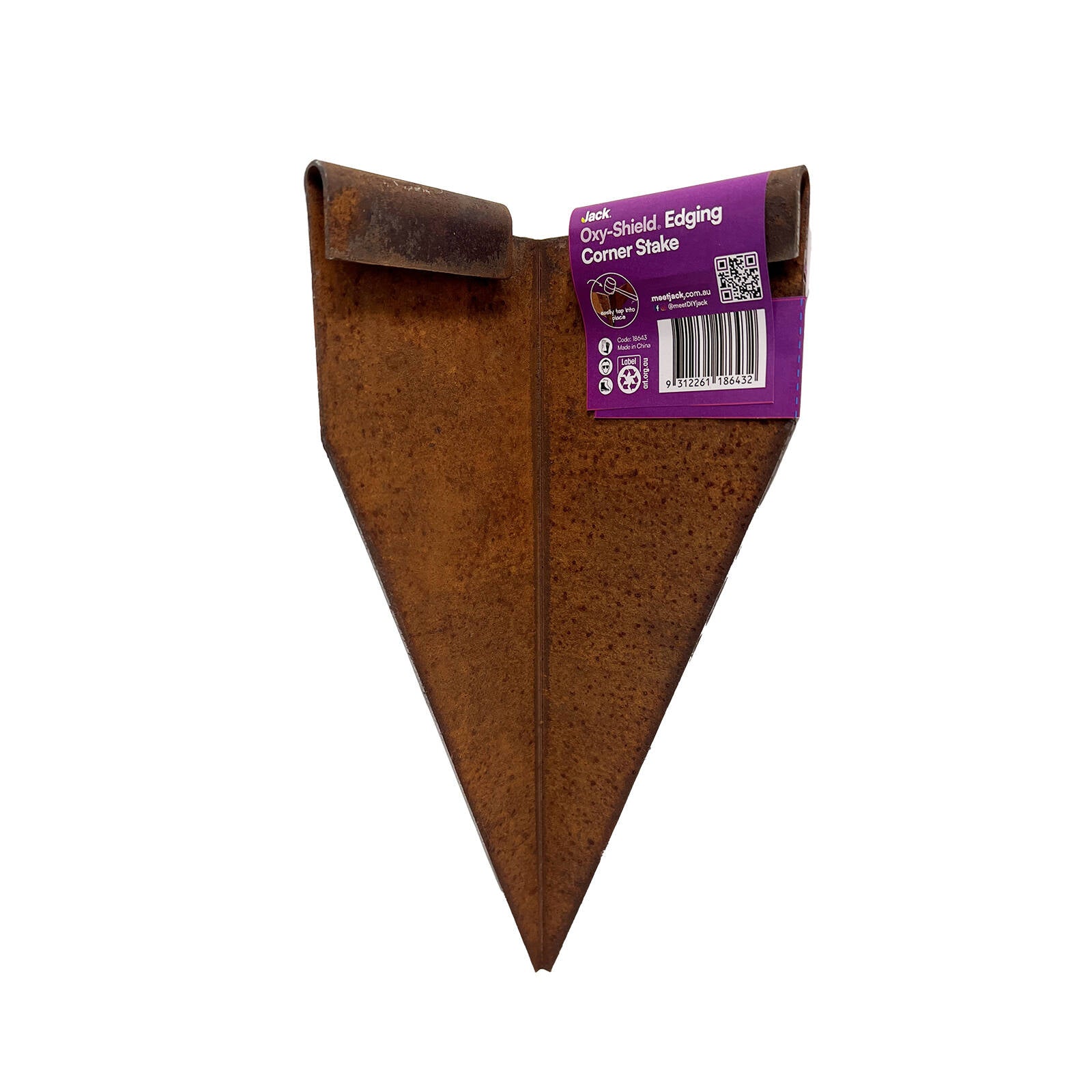 Jack 300mm Oxy Shield Garden Edging Corner Stake