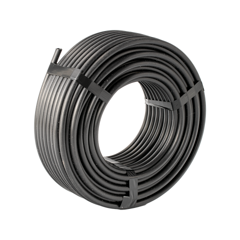 Holman 4mm x 25m Irrigation Drip Tube Riser - Black LDPE Rigid Riser Tube