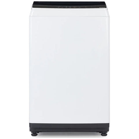 Mykin 9kg Top Load Washing Machine - White, Turbo Clean, Fuzzy Logic, Soft-Close Glass Lid - MTLW90B