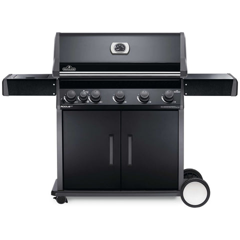 Napoleon Rogue XT 625 Natural Gas 5 Burner BBQ - Black - Infrared Side Burner - RXT625SIBNK-1-AU