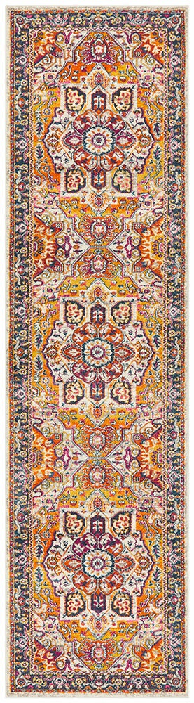 Rug Culture Babylon Medium Multi-coloured Runner Rug 300X80CM - Power Loomed - BLN-207-MULT-300X80