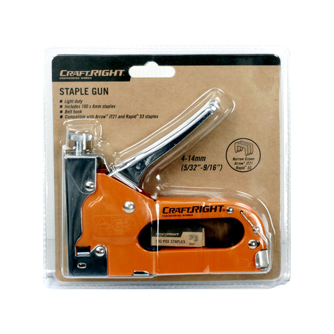 Craftright 4-14mm Staple Gun JT21 Staples
