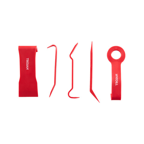 Trojan 5 Piece Trim Removal Kit Nylon Tools for Car Interiors