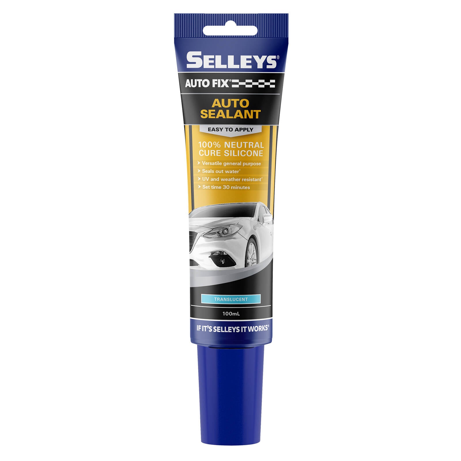 Selleys Autofix Auto Sealant 100ml Translucent Waterproof UV Resistant