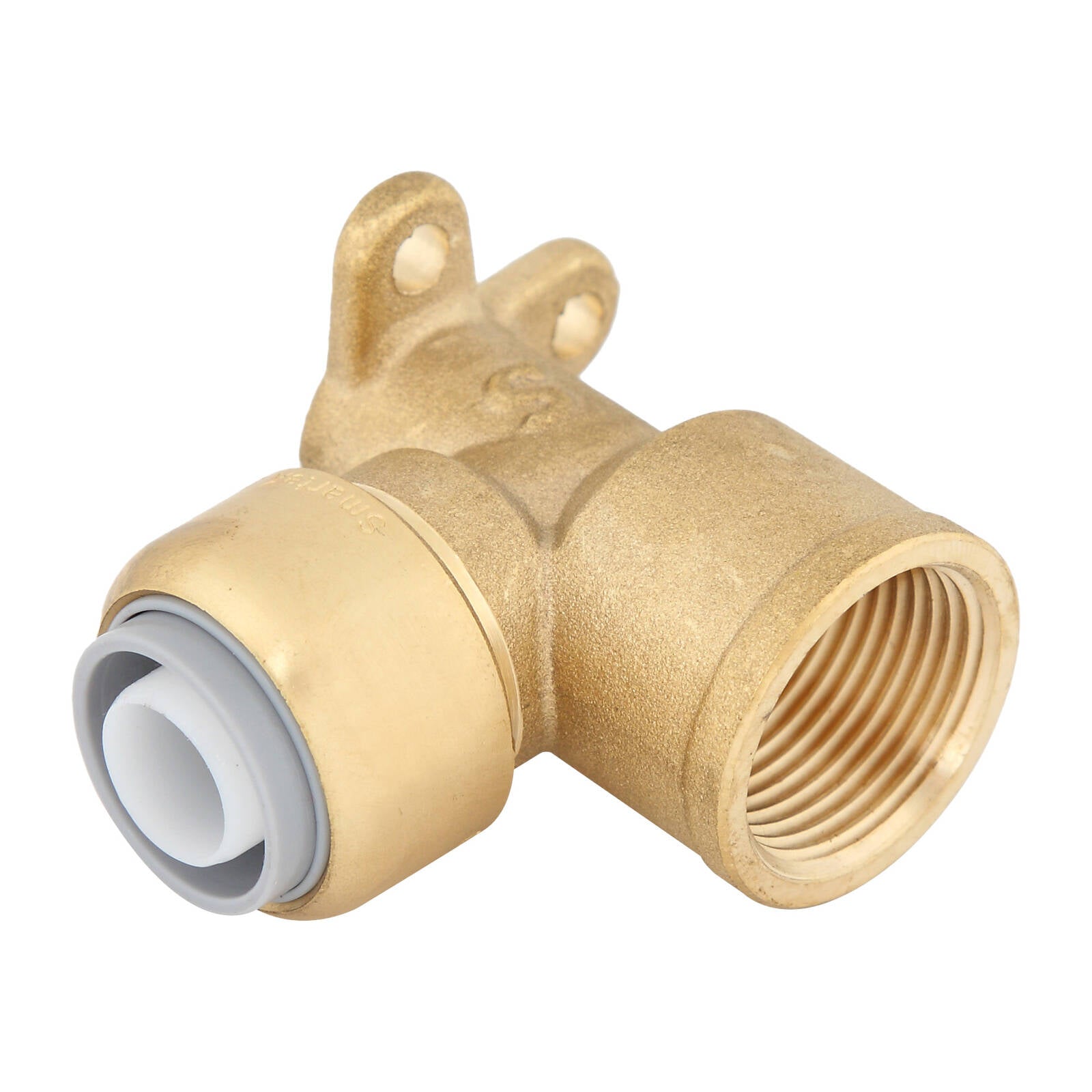 SmarteX-PEX 20 x 20mm Female Lugged Elbow, Lead Free Brass Push-Fit