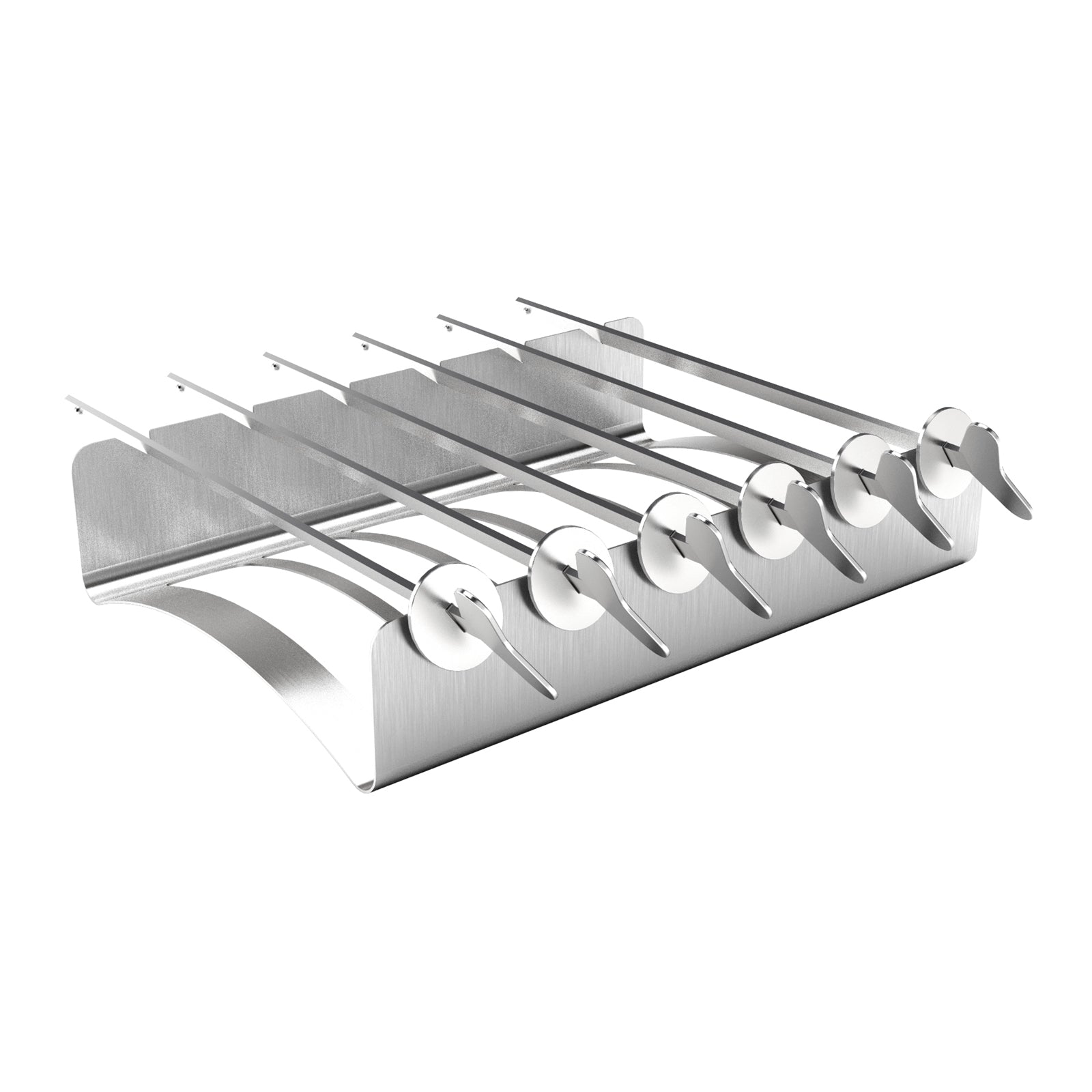 Matador 430 Stainless Steel Skewer Rack and Skewers Set with Long Handles