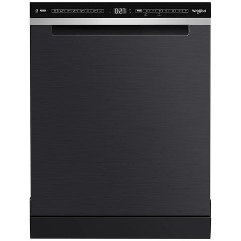 Whirlpool 60cm Built Under Dishwasher 14 Place - Black, SpaceClean 3rd Rack, 8 Programs - WDBU3I4PBSAU