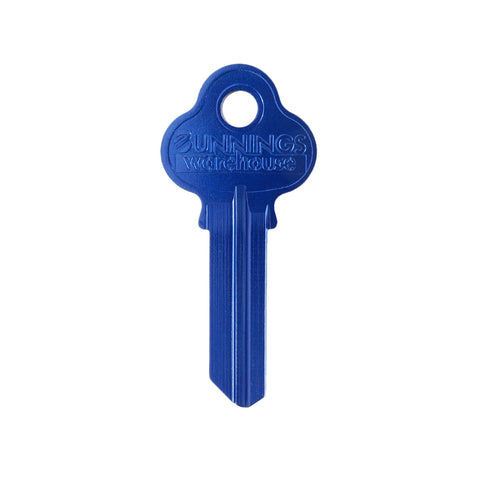 EHI LW4 Blue Blank Key 50mm Aluminium Titanium Alloy