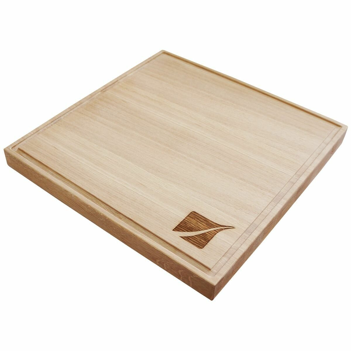 Quan Garden Art Small Butcher Block - Natural Hardwood Chopping Board for Quan BBQs - 5907771394251