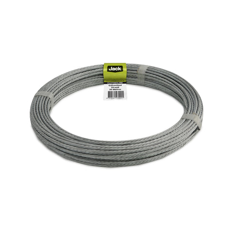 Jack 30m Galvanised Steel Clothesline Wire Coil