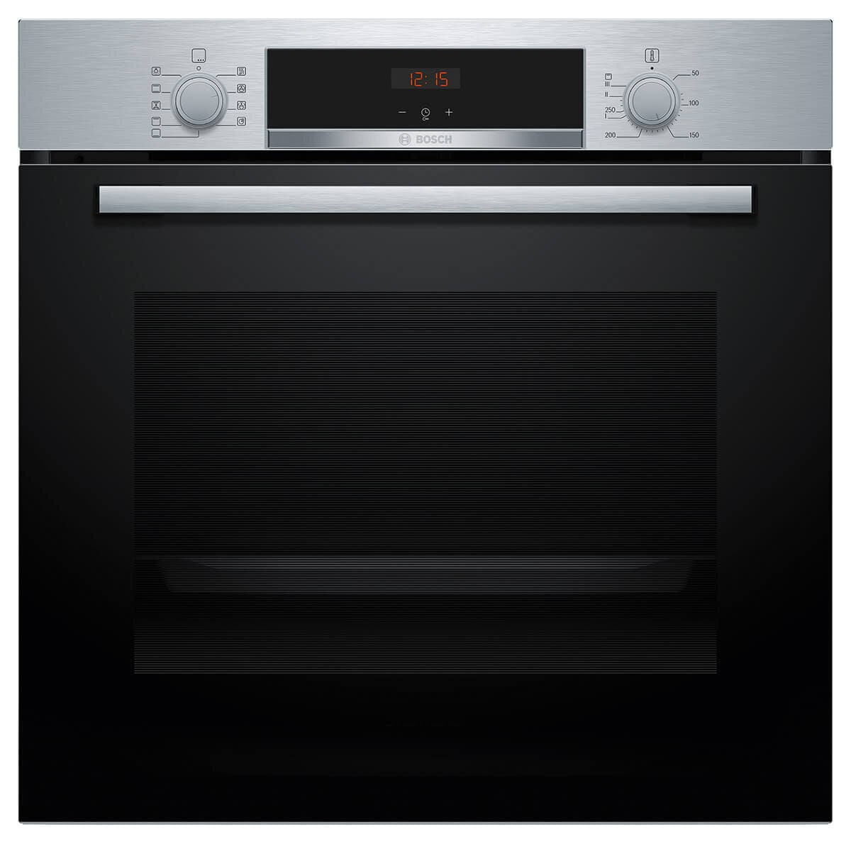 Bosch Series 4 60cm Electric Built-In Oven - 71L, 7 Functions, Pizza Setting, Stainless Steel - HBA534BS3A