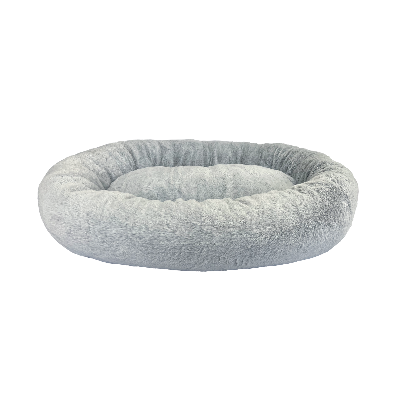 Art and Bob 680 x 800mm Two Tone Plush Donut Bed Polyester Medium