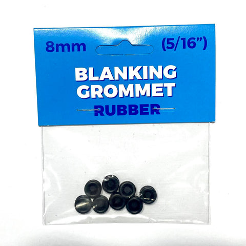 Premier Blue 8mm Nitrile Rubber Blanking Grommet