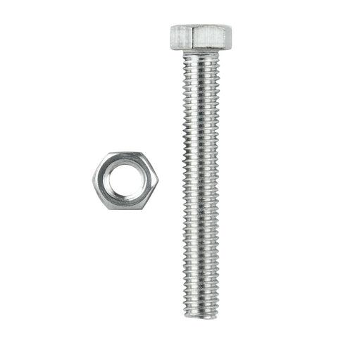 Pinnacle Hardware M10 x 120mm 316 Stainless Steel Hex Head Bolt And Nut 2 Pack