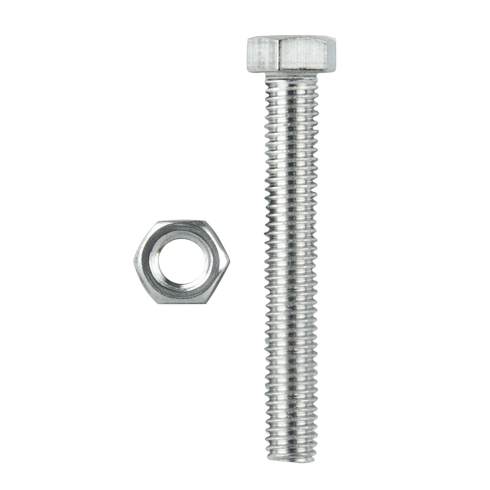 Pinnacle Hardware M10 x 120mm 316 Stainless Steel Hex Head Bolt And Nut 2 Pack
