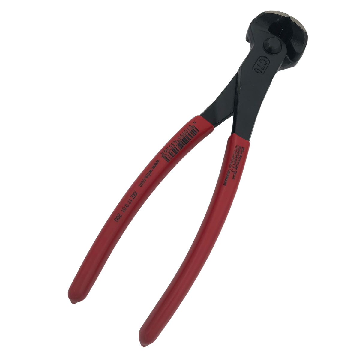 Wiha 200mm Carpenters End Cutting Nippers - C70 Tool Steel - 0.33kg - SuperSaverAU - view 1
