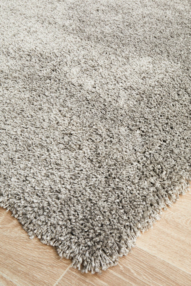 Rug Culture Laguna Medium Silver Polypropylene Rug 230x160cm - Jute Weft Backing - LGNSILVER230X160