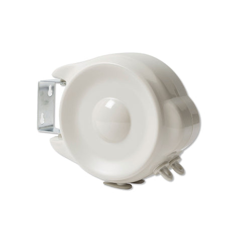 Sunfresh Medium Twin Line Retractable Clothesline, 24m Total Line, Wall-to-Wall, White