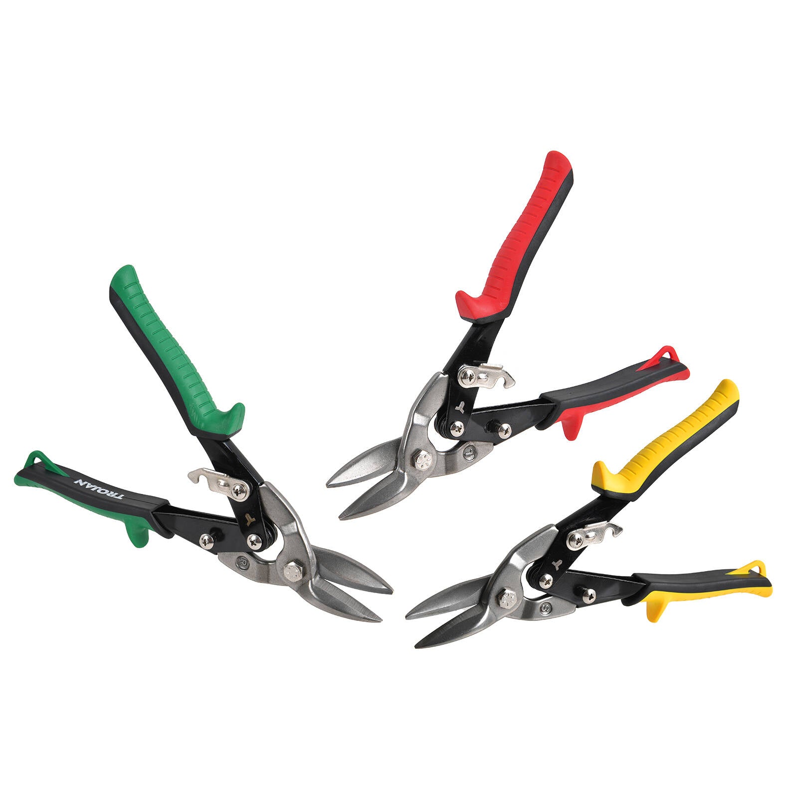 Trojan 3 Piece Aviation Snip Set Left, Right & Straight Cut