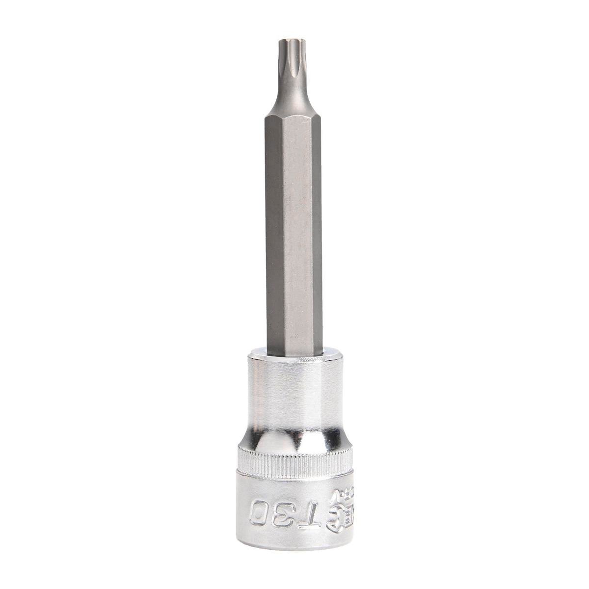 Kincrome T30 Tamperproof Torx Socket, 1/2" Drive 100mm Long Chrome Vanadium