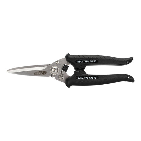 Sterling 200mm Black Panther Industrial Snips - Serrated Anti-Slip Blade