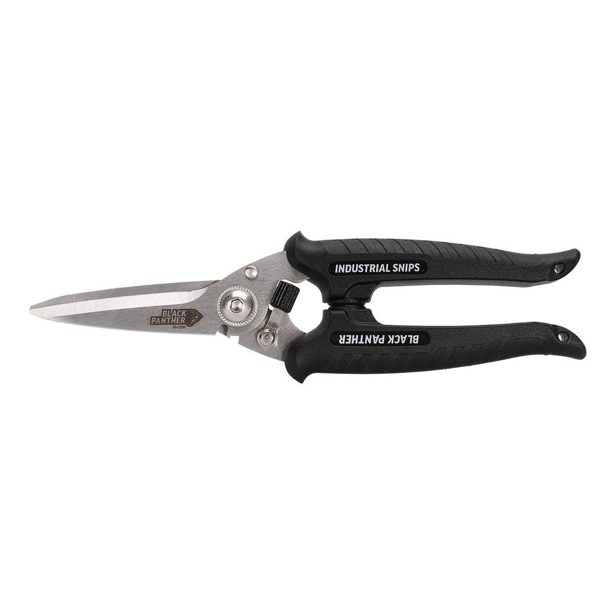 Sterling 200mm Black Panther Industrial Snips - Serrated Anti-Slip Blade