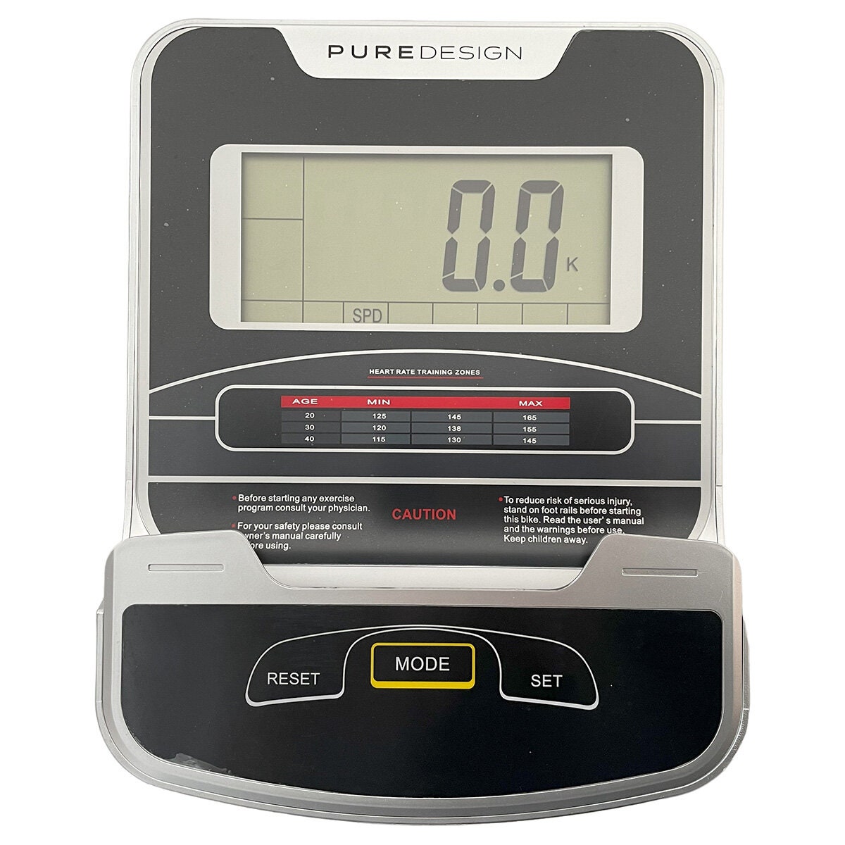 Pure Design UB7 Upright Bike - 8 Magnetic Resistance Levels and Heart Rate Tracking - PD-UB7