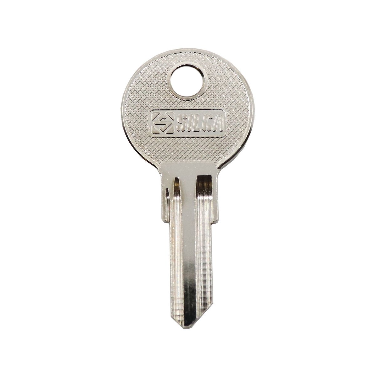EHI DO13 Silver Blank Key 46mm Nickel Plated Brass