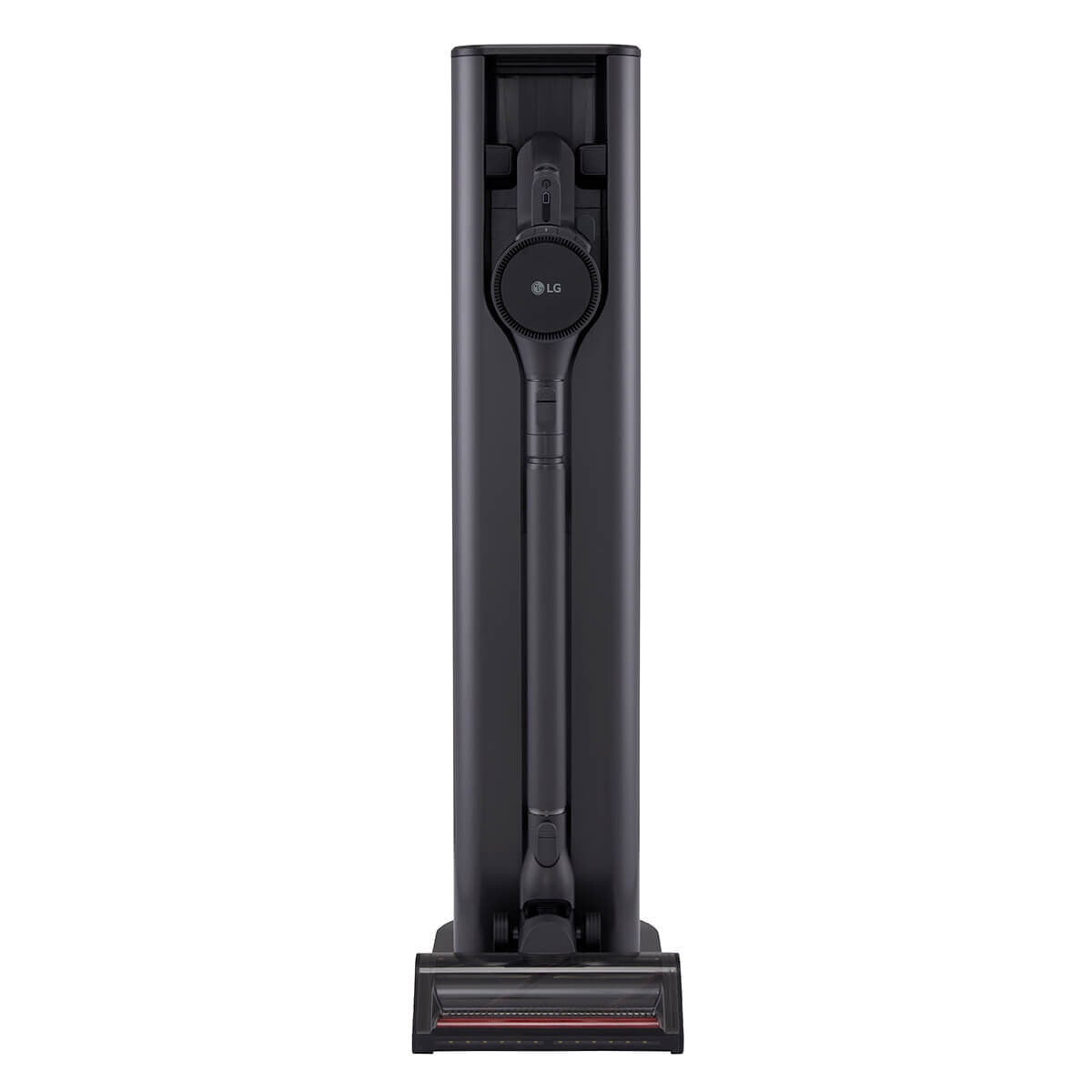 LG CordZero stick vacuum cleaner - 220W suction, auto-emptying tower, dual battery pack, graphite - A9L-TOWER2