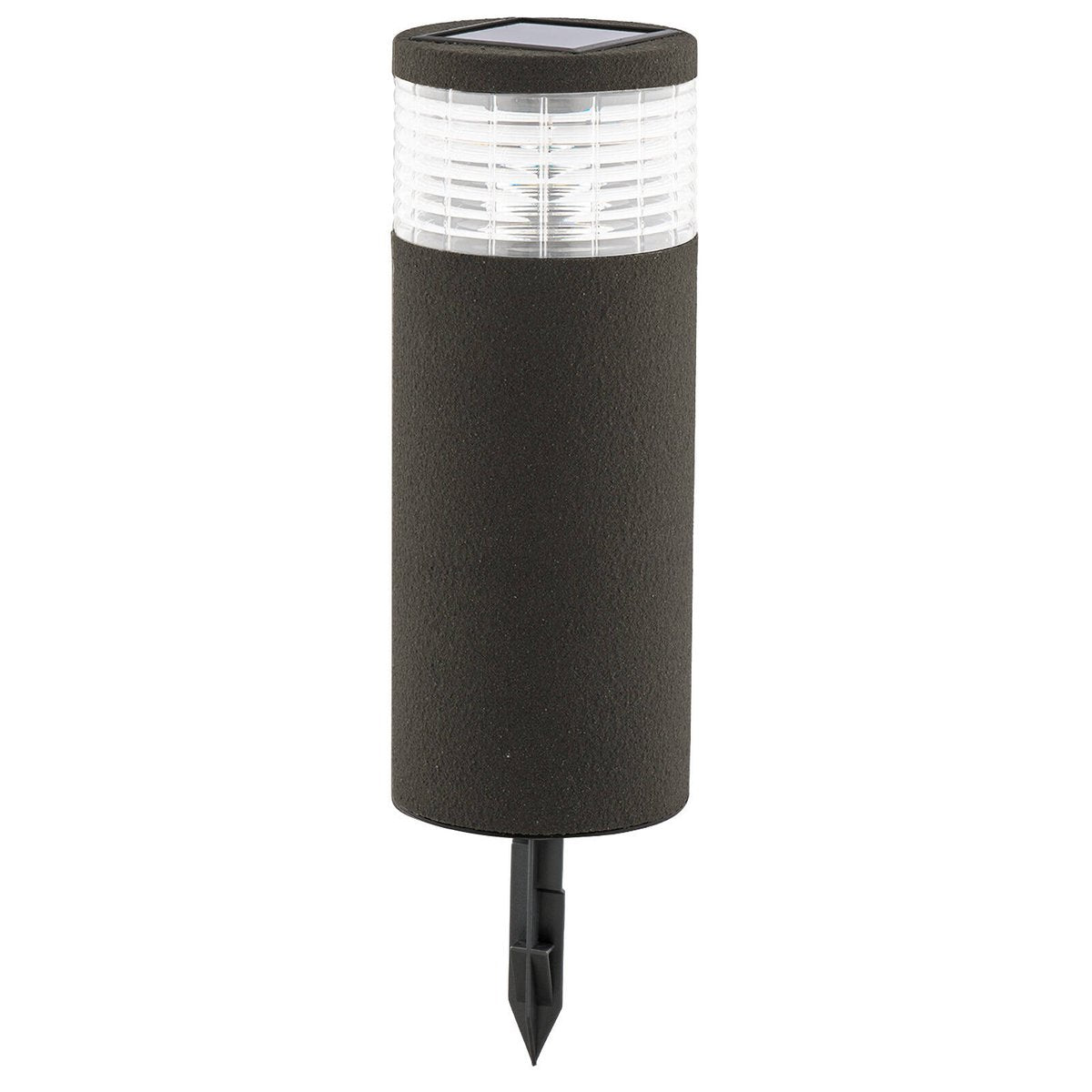 Arlec Solar Bollard Light - Grey Render Finish - 10 Lumens - Sandstone - SuperSaverAU - view 1