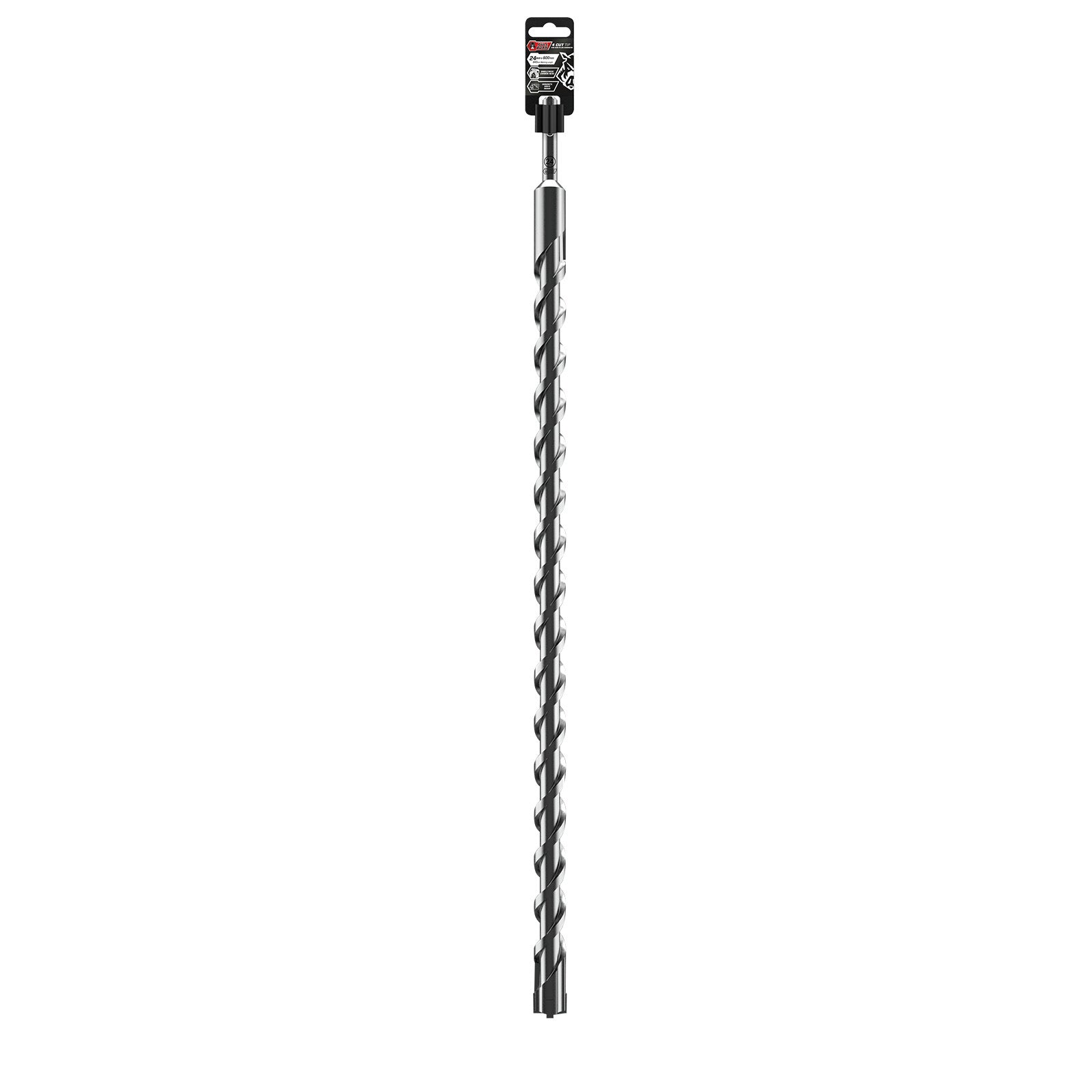 Full Boar 24 x 600mm 4 Cut SDS-Plus Masonry Drill Bit