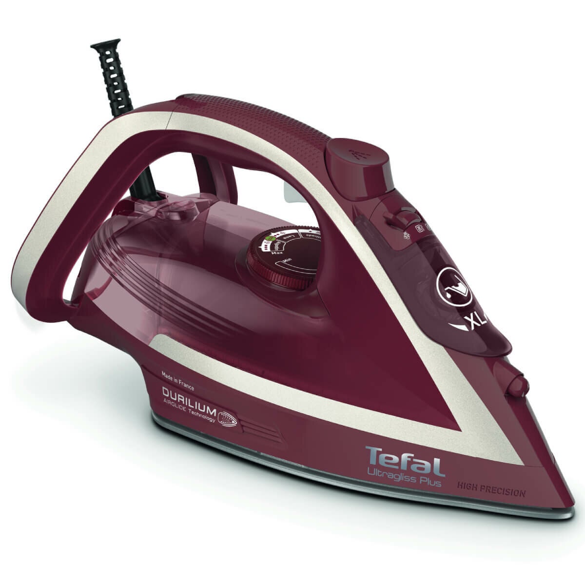 Tefal UltraGliss Anti-Calc Plus steam iron - 2400W, 205g/min steam boost, vertical steaming - FV6845