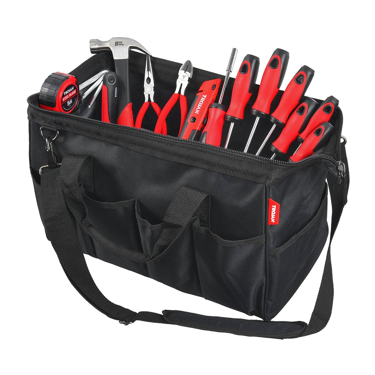 Trojan 35 Piece Tool Kit W Bag - 325mm x 141.6mm x 440mm - Versatile DIY Tools - SuperSaverAU - view 3